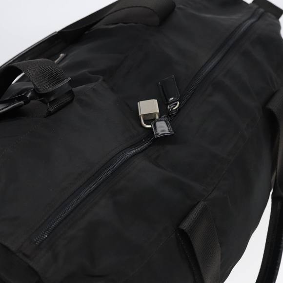 PRADA Boston Bag Nylon Black Auth 82120 - Picture 6 of 16